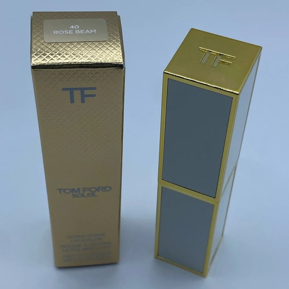 Tom Ford Soleil Ultra Shine Luxury Lip Color, 40 Rose Beam Lipstick NIB‎